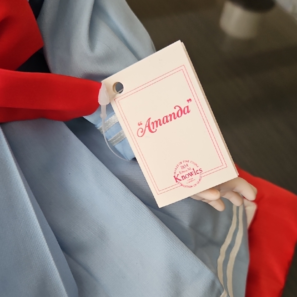 Blue and Red Sailor Doll - Picture 5 of 6